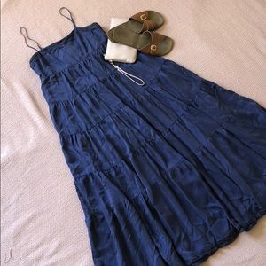 Eliot for Anthropologie Summer Dress - Navy Blue
